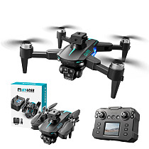KY605s Screen Controlled Brushless Foldable RC Quadcopter 4K Wide Angle Three Camera HD 360° Roll Lntelligent Obstacle Avoidance Drone Toy