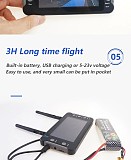 SoloGood 4.3 Inches 5.8G 40 Channel FPV Handheld Screen  800x480 Resolution DC5V 2A With Interface Antenna For FPV Drone