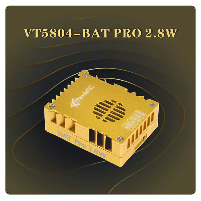 PandaRC VT5804 BAT PRO 2.8W VTX 4.9Ghz 5.8G 6Ghz Adjustable Video TX Transmitter High Power Long Range RC FPV Racing Drone