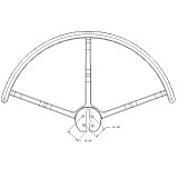 8-inch drone propeller protection ring suitable for F330F450 six axis and four axis aircraft protective cover anti-collision 8045 propeller