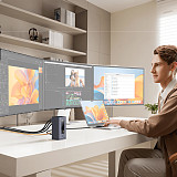 Baseus Zhihui Series 11 in 1 (MAC) Workstation Super Expansion Support MacOS 3 Screen Abnormal Display PD 100W Fast Charging Vertical Magnetic Suction Design