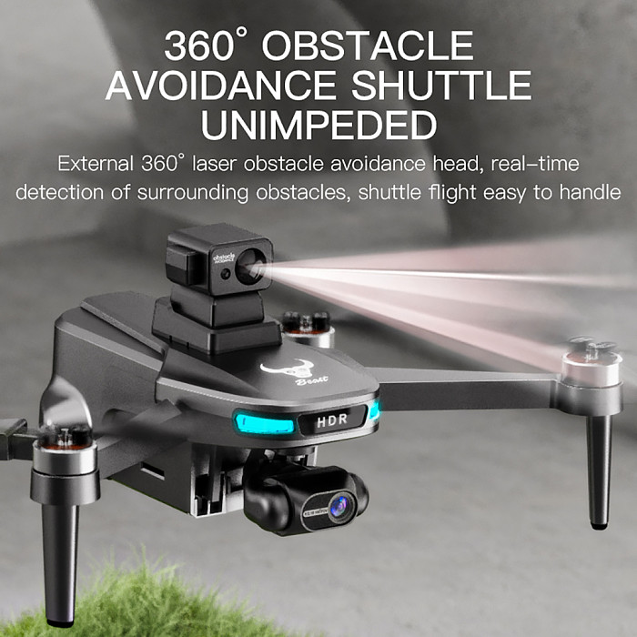 (ZLL) SG109MAX2 Mini Quadcopter GPS 3-axis Mechanical Gimbal Entry-Level Black Aerial Drone 2200mAh/Laser Obstacle Avoidance