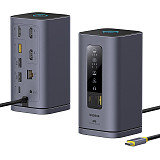 Baseus Zhihui Series 11 in 1 (MAC) Workstation Super Expansion Support MacOS 3 Screen Abnormal Display PD 100W Fast Charging Vertical Magnetic Suction Design