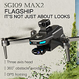 (ZLL) SG109MAX2 Mini Quadcopter GPS 3-axis Mechanical Gimbal Entry-Level Black Aerial Drone 2200mAh/Laser Obstacle Avoidance