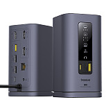 Baseus Zhihui Series 11 in 1 (MAC) Workstation Super Expansion Support MacOS 3 Screen Abnormal Display PD 100W Fast Charging Vertical Magnetic Suction Design