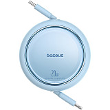 Baseus Free2Pull Retractable Type-C to iP 20W 1m Freely Stretching PD 20W Fast Charging Data Cable 480Mbps Transmission Rate
