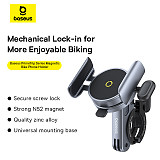 Baseus BS-CM037 PrimeTrip Bicycle Series Magnetic Bike Phone Holder N52 Magnet Screw Lock Suitable For 20mm-35mm Handlebar Size
