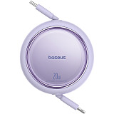 Baseus Free2Pull Retractable Type-C to iP 20W 1m Freely Stretching PD 20W Fast Charging Data Cable 480Mbps Transmission Rate
