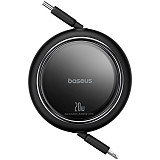 Baseus Free2Pull Retractable Type-C to iP 20W 1m Freely Stretching PD 20W Fast Charging Data Cable 480Mbps Transmission Rate