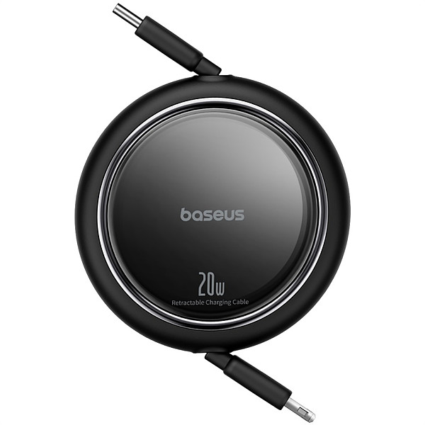 Baseus Free2Pull Retractable Type-C to iP 20W 1m Freely Stretching PD 20W Fast Charging Data Cable 480Mbps Transmission Rate