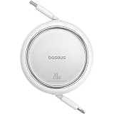 Baseus Free2Pull Retractable Type-C to iP 20W 1m Freely Stretching PD 20W Fast Charging Data Cable 480Mbps Transmission Rate