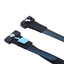 PCIE PCI Express MCIO 8X to LP SlimSAS Adapter Cable Low Profile SFF-8654 74P High Speed Cable