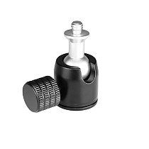 Aluminum Alloy 360 Degree Swivel Tripod Ball Head Mount Universal 1/4 3/8 M4 M5 M6 Thread Mount for DSLR Camera Tripod Mounting