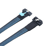 PCIE PCI Express MCIO 8X to LP SlimSAS Adapter Cable Low Profile SFF-8654 74P High Speed Cable