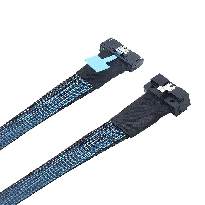 PCIE PCI Express MCIO 8X to LP SlimSAS Adapter Cable Low Profile SFF-8654 74P High Speed Cable