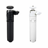 Foldable Mini Tripod Desktop Selfie Stick Tripod Stand with 1/4 Screw Ballhead Handle Grip For Projector Camera Phone 2KG Load