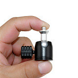 Aluminum Alloy 360 Degree Swivel Tripod Ball Head Mount Universal 1/4 3/8 M4 M5 M6 Thread Mount for DSLR Camera Tripod Mounting
