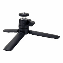 Foldable Mini Tripod Desktop Selfie Stick Tripod Stand with 1/4 Screw Ballhead Handle Grip For Projector Camera Phone 2KG Load