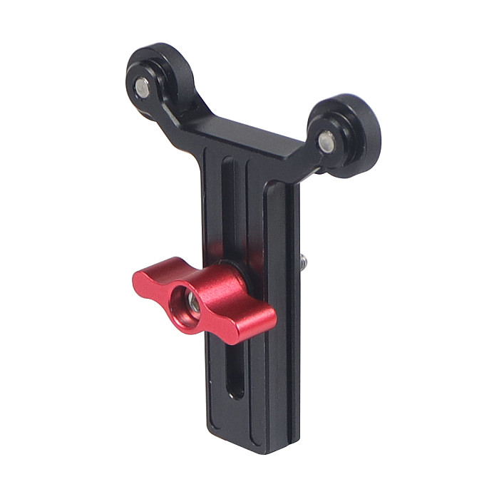 Aluminum SLR lens stand Long lens stand 15mm camera guide mount for SLR SONY Fuji