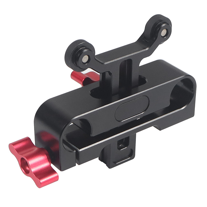 Aluminum SLR lens stand Long lens stand 15mm camera guide mount for SLR SONY Fuji