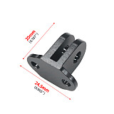Magnetic Folding 1/4 Horizontal And Vertical Shooting Camera Quick Installation and Disassembly Cage Extended Protection Frame for Insta360 x4 Action Cameras