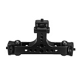 Aluminum Alloy Three Position Multi-functional Live Streaming Bracket Phone Adapter Stand horizontal And Vertical Pan Tilt Base Universal