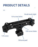 Aluminum Alloy Three Position Multi-functional Live Streaming Bracket Phone Adapter Stand horizontal And Vertical Pan Tilt Base Universal