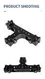 Aluminum Alloy Three Position Multi-functional Live Streaming Bracket Phone Adapter Stand horizontal And Vertical Pan Tilt Base Universal
