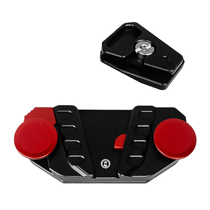 Camera universal portable Metal Quick Hanging Base Shoulder Strap Clamp Quick Release Plate Rotate 360° Detachable
