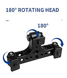 Aluminum Alloy Three Position Multi-functional Live Streaming Bracket Phone Adapter Stand horizontal And Vertical Pan Tilt Base Universal