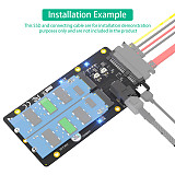 New version 2 in 1 Combo M.2(NGFF) NVMe SSD/SATA-Bus SSD to SFF-8643 and SATA Adapter