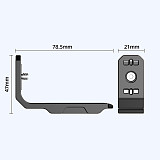 For Insta360 X4/X3 Camera Horizontal And Vertical Shooting Metal Bracket Camera Accessories  AC56