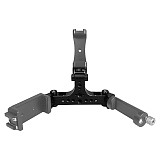 Aluminum Alloy Three Position Multi-functional Live Streaming Bracket Phone Adapter Stand horizontal And Vertical Pan Tilt Base Universal