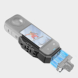 For Insta360X4 Horizontal And Vertical Shooting Bracket With Magnetic Suction Insta360X4 Sports Camera Mounting Bracket