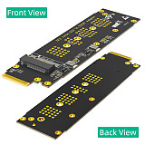 New version NVMe M.2 SSD to NVMe EDSFF E1.S SSD Adapter M.2 NGFF Type 2230/2242/2260/2280M M Key Supports PCIe Gen4 and Gen3 x4 Lane M.2 NVMe SSD ﻿