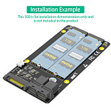 New Version Dual M.2 NVME SSD to Dual SFF-8643 Adapter