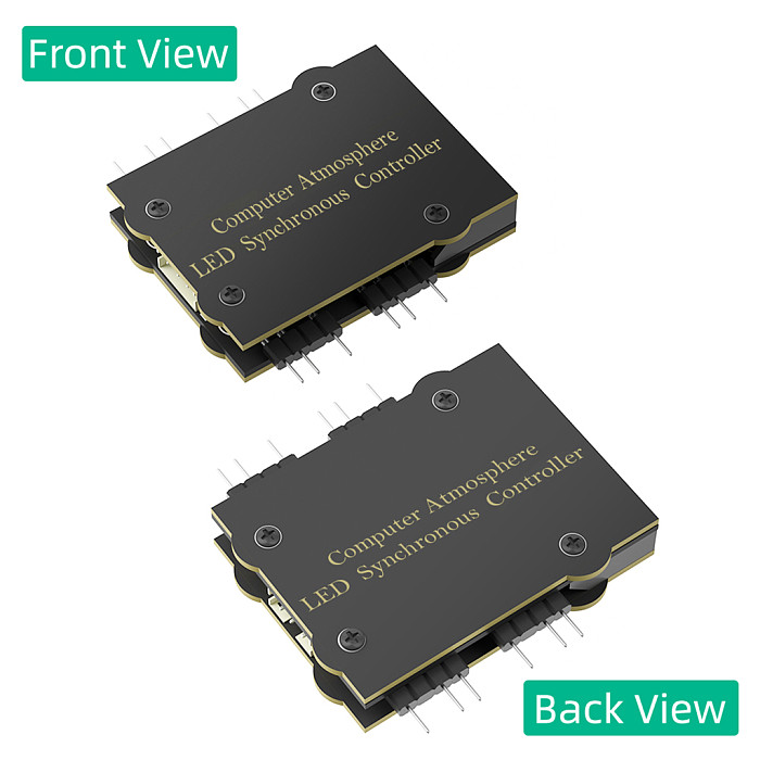 5V 3PIN A-RGB Fan Controller, 5V Lighting Controller, Computer Atmosphere RGB LED Synchronization Controller for desktop PC