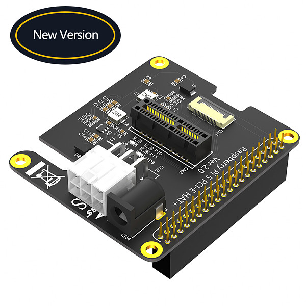 New version PCI-E express PCI-e 1x Adapter with external 12V power for Raspberry Pi