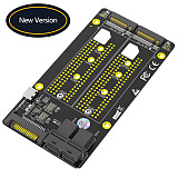 New Version Dual M.2 NVME SSD to Dual SFF-8643 Adapter