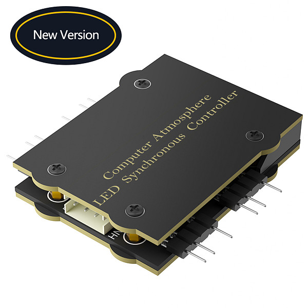 5V 3PIN A-RGB Fan Controller, 5V Lighting Controller, Computer Atmosphere RGB LED Synchronization Controller for desktop PC