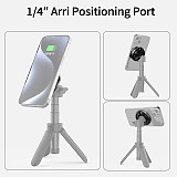 For Magsafe Magnetic Base Mobile Photography Fixed Stand Horizontal And Vertical Screen Rotation Dual Cold Shoe Interface  For iPhone 12/13/14/15  