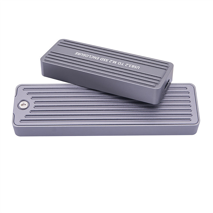 M.2 SSD Case for NVMe to USB 3.2 Gen2 20Gbps NVMe PCIe SSD Enclosure for NGFF SATA m2 External Hard Drive Enclosure M Key B Key