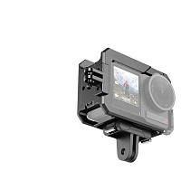 Aluminum Alloy Camera Cage for DJI ACTION 4 3 Metal Cage Full Protective Frame with Cold Shoe Mount Sports Camera Accessories