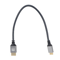 For Phone Tablet Projector Camcorder MINI HDMI-Compatible to HDMI-Compatible Adapter Cable For Vlog Filmmaker DSLR Video Camera