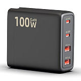 Fast Charger for DJI AIR 3/Avata 2 Gallium Nitride Battery Charger Head 100W PD QC3.0 Foldable Drone Charger USB-A/Type-C Output