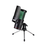 M8 USB Microphone/Computer/Mobile phone/Live Streaming/ Karaoke Recording/E-sports Game Microphone/ RGB Colorful Light