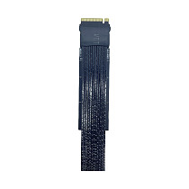 M.2 to Oculink 4i Extension Cable for M.2 Mkey NVME to SFF8611 Adapter Cable PCIe 4.0 X4 Gen4 Silver Plated Cable for PC Desktop