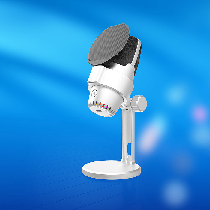 M9/MU-900oro USB Microphone Gaming Phone Voice Live Desktop RGB Recording Noise Reduction Capacitive Microphone