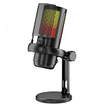 ME6P/ME6S USB Microphone Gaming Phone Voice Live Desktop RGB Recording Noise Reduction Capacitive Microphone