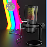 ME6P/ME6S USB Microphone Gaming Phone Voice Live Desktop RGB Recording Noise Reduction Capacitive Microphone